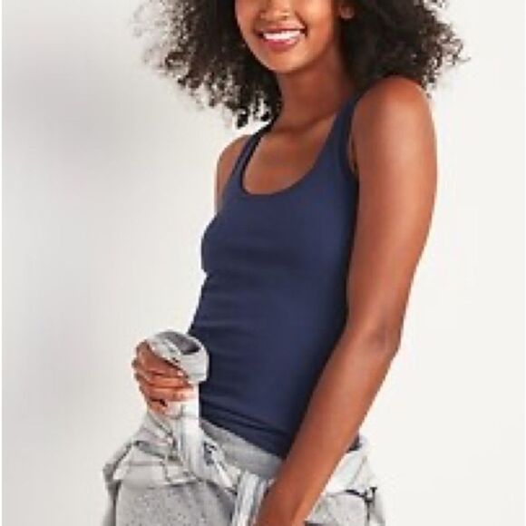 J. Crew Deep Blue Sleeveless Top - Picture 1 of 5